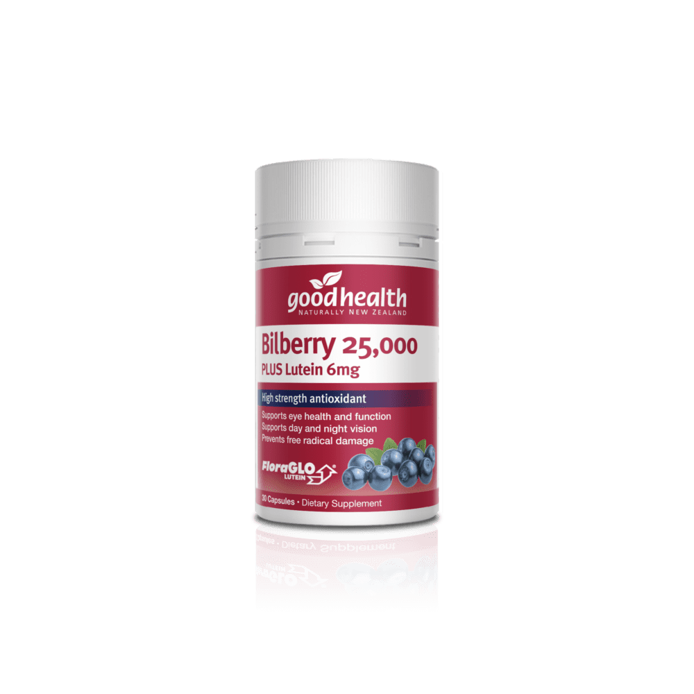 Bilberry 25,000mg PLUS Lutein 6mg